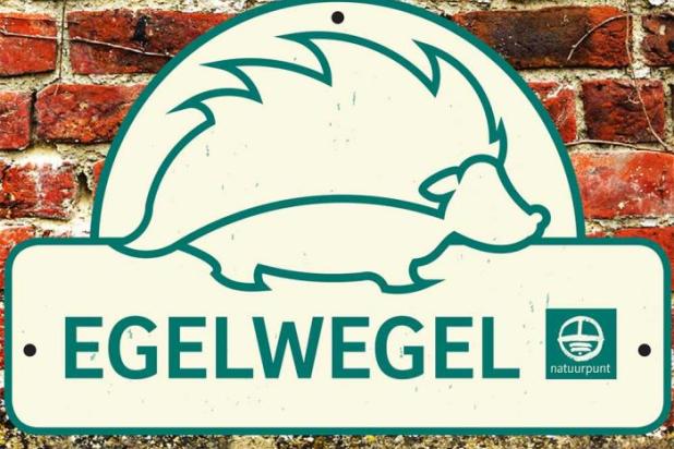 Bordje Egelwegel - Natuurpunt Winkel